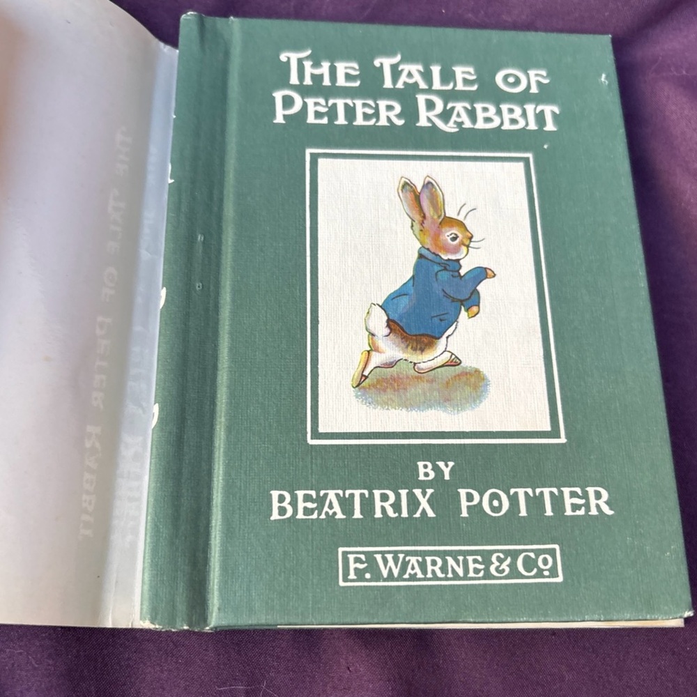 VTG Beatrix Potter 1980's 7th printing “The Tale Of Peter Rabbit" dust cover